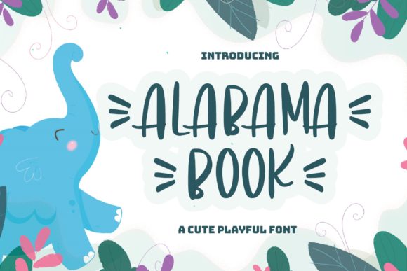Alabama Book: A Joyful Display Font for Brand Identity