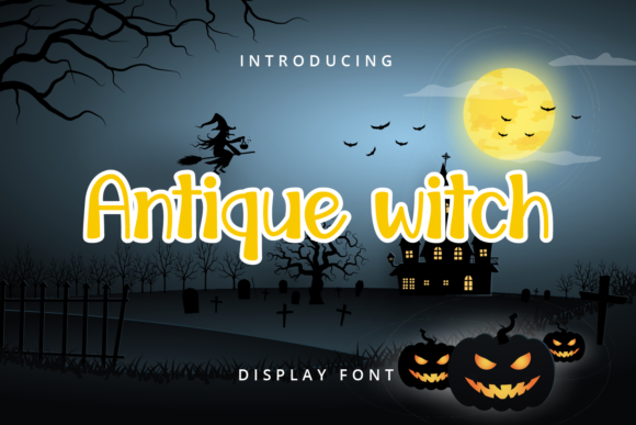 Antique Witch: A Display Font with Editorial Soul