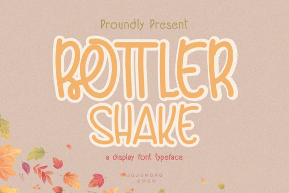 Bottler Shake: A Joyful Display Font for Digital Branding