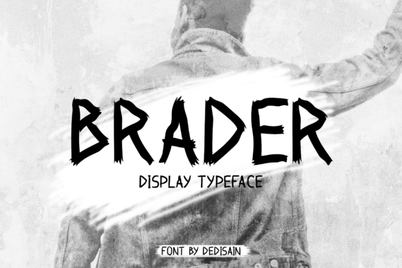 Brader: A Gritty, Character-Filled Display Font for Digital Branding