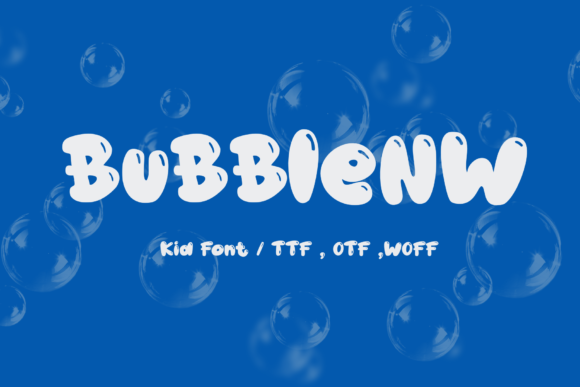 BubbleNW: A Friendly Display Font That Elevates Small Business Branding