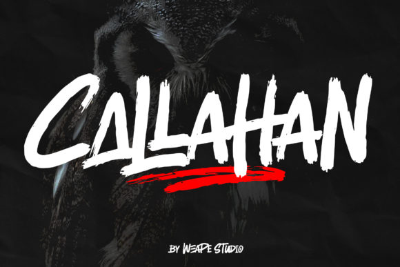 Callahan: A Dry-Brush Display Font That Breathes Life Into Editorial Moments