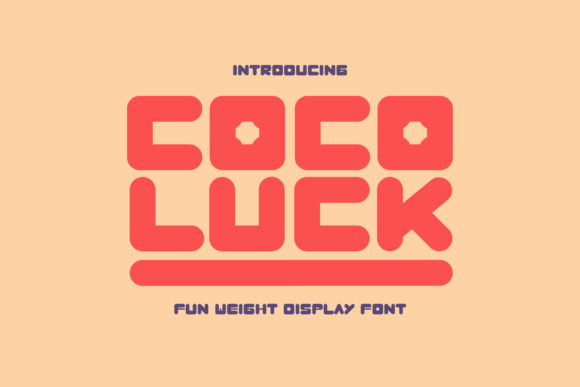 Cocoluck: A Clean, Chunky Display Font That Delivers