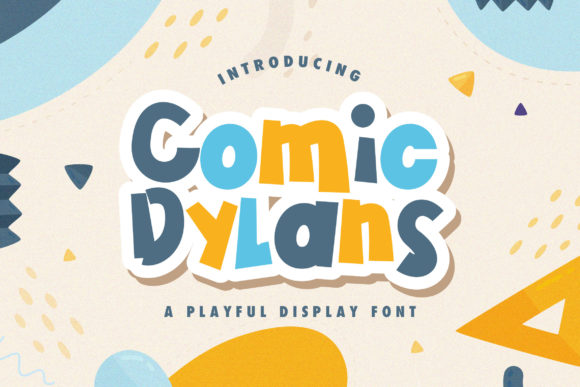 Comic Dylans: A Joyful Display Font for Real Branding Work