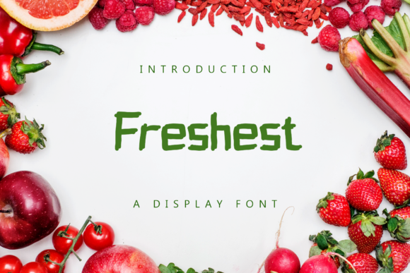 Freshest: A Display Font That Feels Like Sunlight on Paper