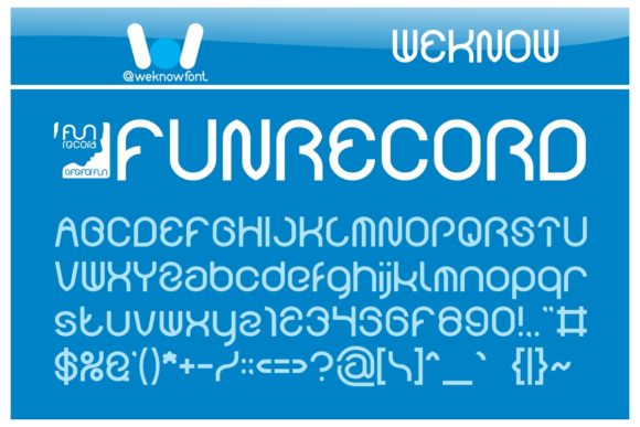 Funrecord: A Quirky Display Font for Distinctive Web Design