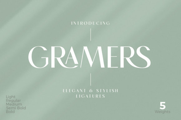 Gramers: A Display Font That Elevates Your Brand Instantly