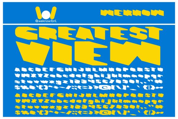 Greatest View: A Display Font That Grabs Attention—Fast