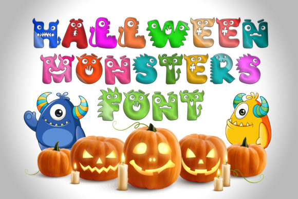 Halloween Monsters: A Playful Display Font for Editorial Joy