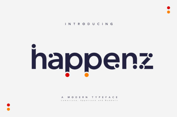 Happenz: A Display Font That Earns Its Space