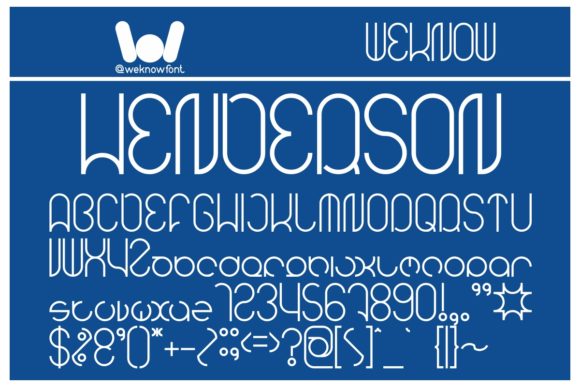 Henderson: A Futuristic Display Font for Makers
