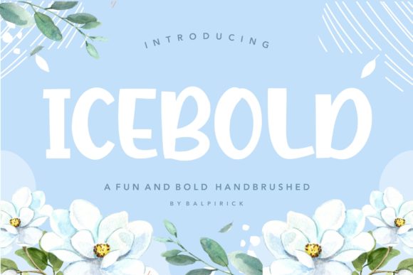 Icebold: A Friendly Display Font for Modern Web Projects