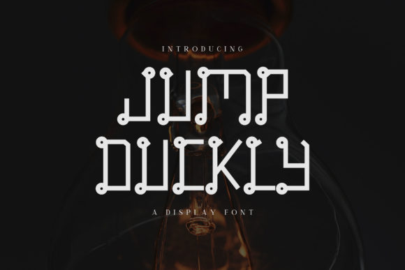 Jump Duckly: A Futuristic Display Font That Elevates Digital Branding