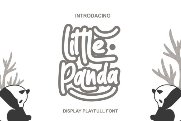Little Panda: A Playful Display Font for Digital Brand Moments