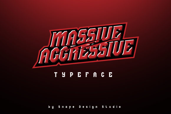 Massive Aggressive: A Display Font with Editorial Grit