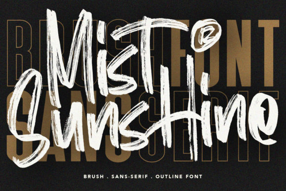 Mist Sunshine: A Bold Display Font for Small Business Branding