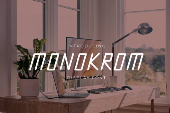 Monokrom: A Display Font That Elevates Real Small Business Branding