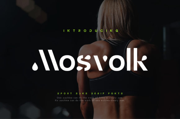 Mosvolk: A Modern Display Font with Quiet Confidence