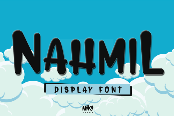 Nahmil Display Font for Handmade Creators
