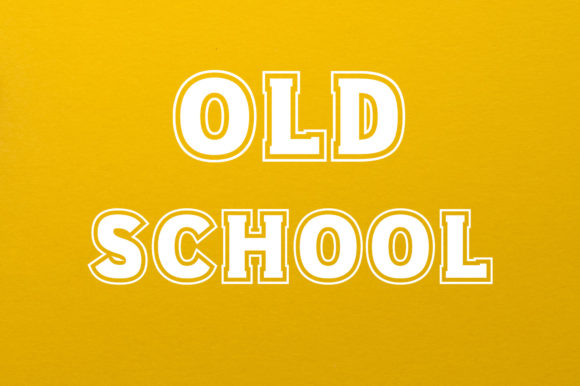 Old School: A Display Font That Feels Like Home