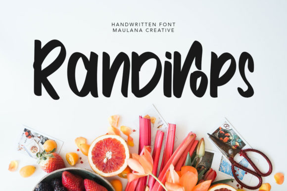 Randirops: A Bold, Unapologetic Display Font