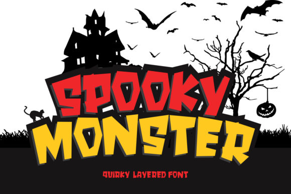 Spooky Monster: A Display Font That Sets the Editorial Mood