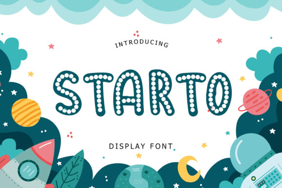Starto: A Display Font That Makes Your Headlines Instantly Recognizable