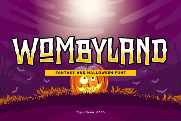 Wombyland: A Spooky Display Font That Commands Attention